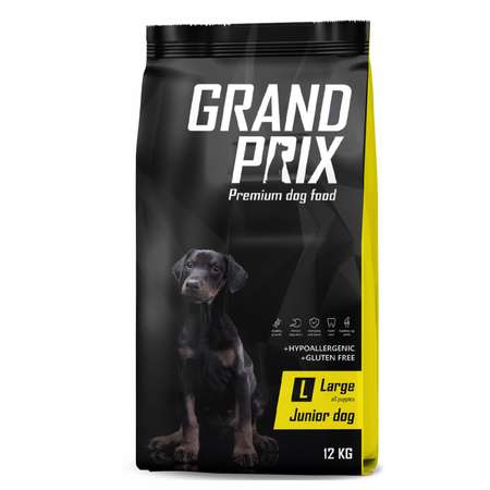 Корм для щенков Grand Prix Large Junior курица 12кг