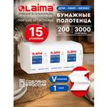 Одноразовые полотенца Лайма 15 упак. 200 шт.