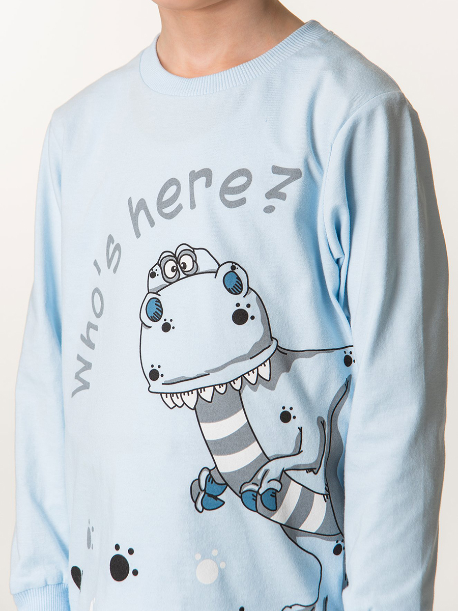 Пижама HappyFox HFLUN839дино.голубой - фото 5