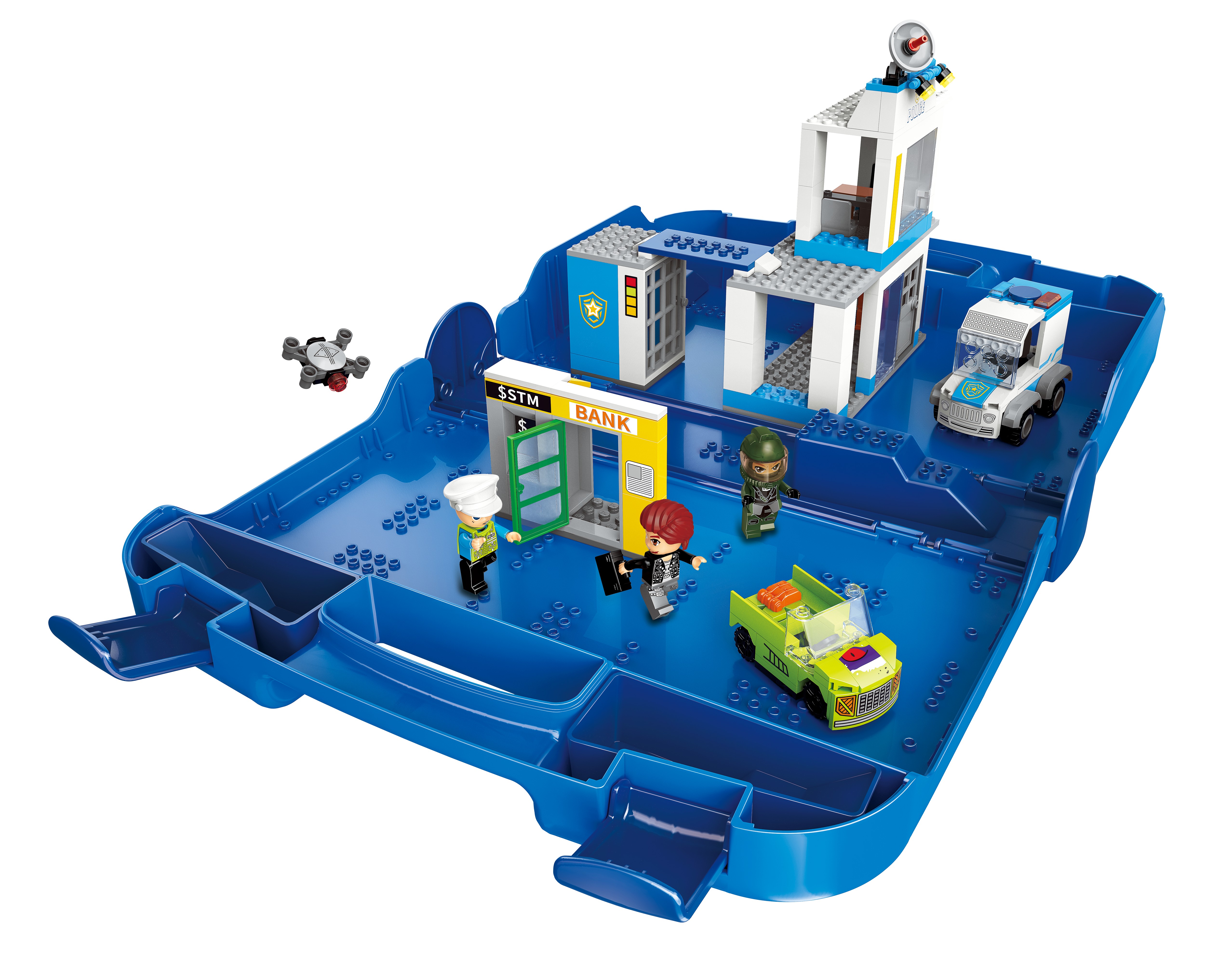 Конструктор QMAN Полиция 232 дет. - фото 3