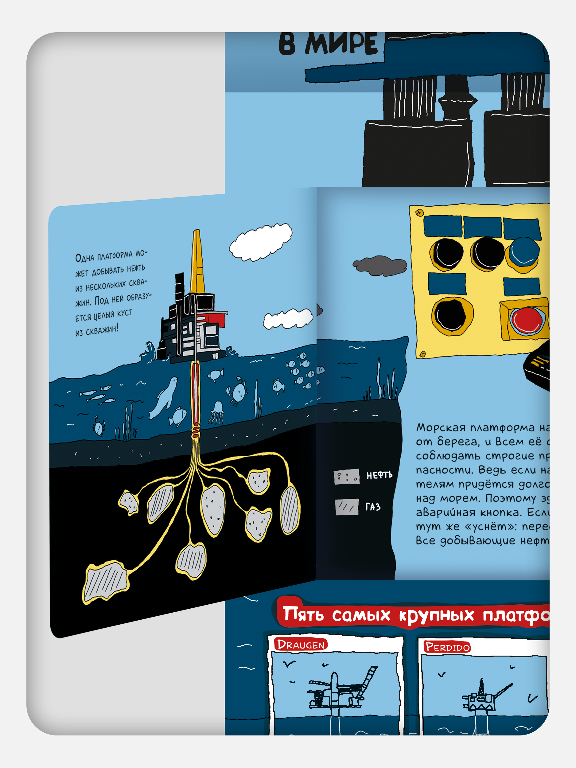 Интерактивная книга с окошками 3Д Malamalama Энциклопедия для детей Нефть - фото 5