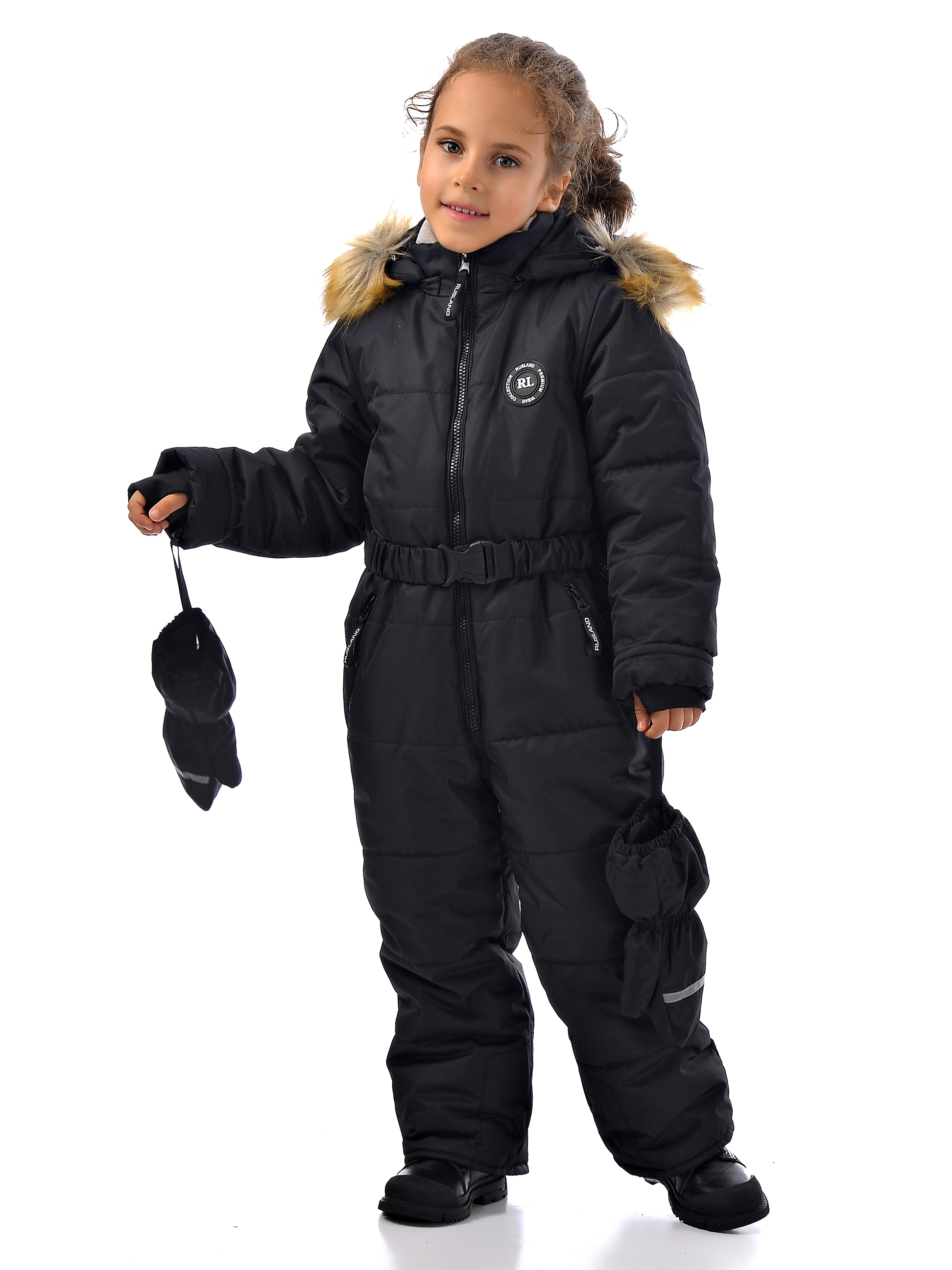 Комбинезон Rusland мз-комбинезон-31-22-глория-черный 116-140 - фото 11