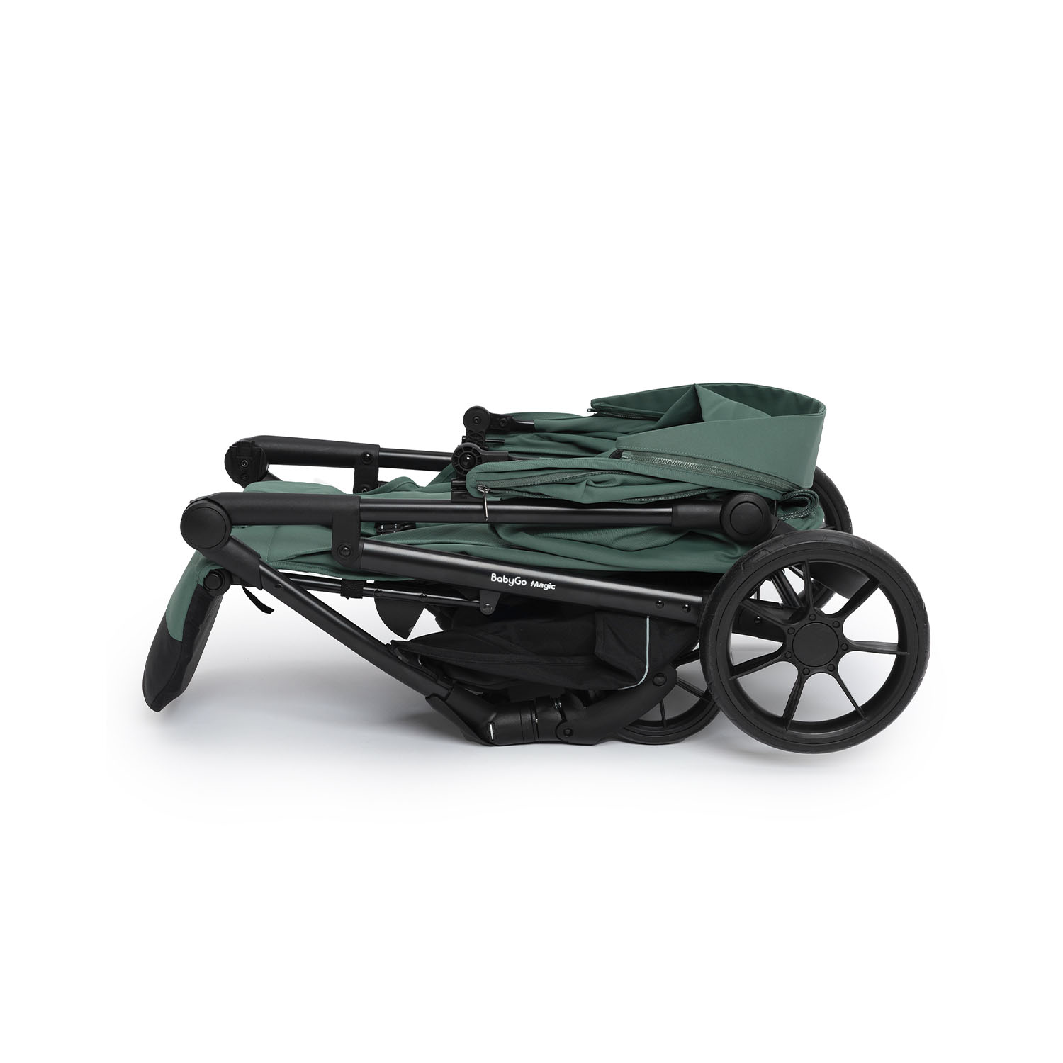 Коляска прогулочная BabyGo Magic New зеленый - фото 29