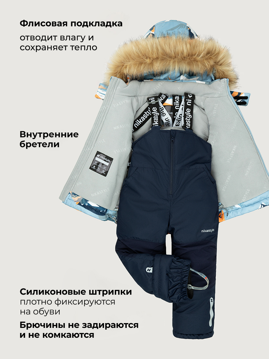 Костюм NIKASTYLE 7з1126 аквамарин/неви - фото 9