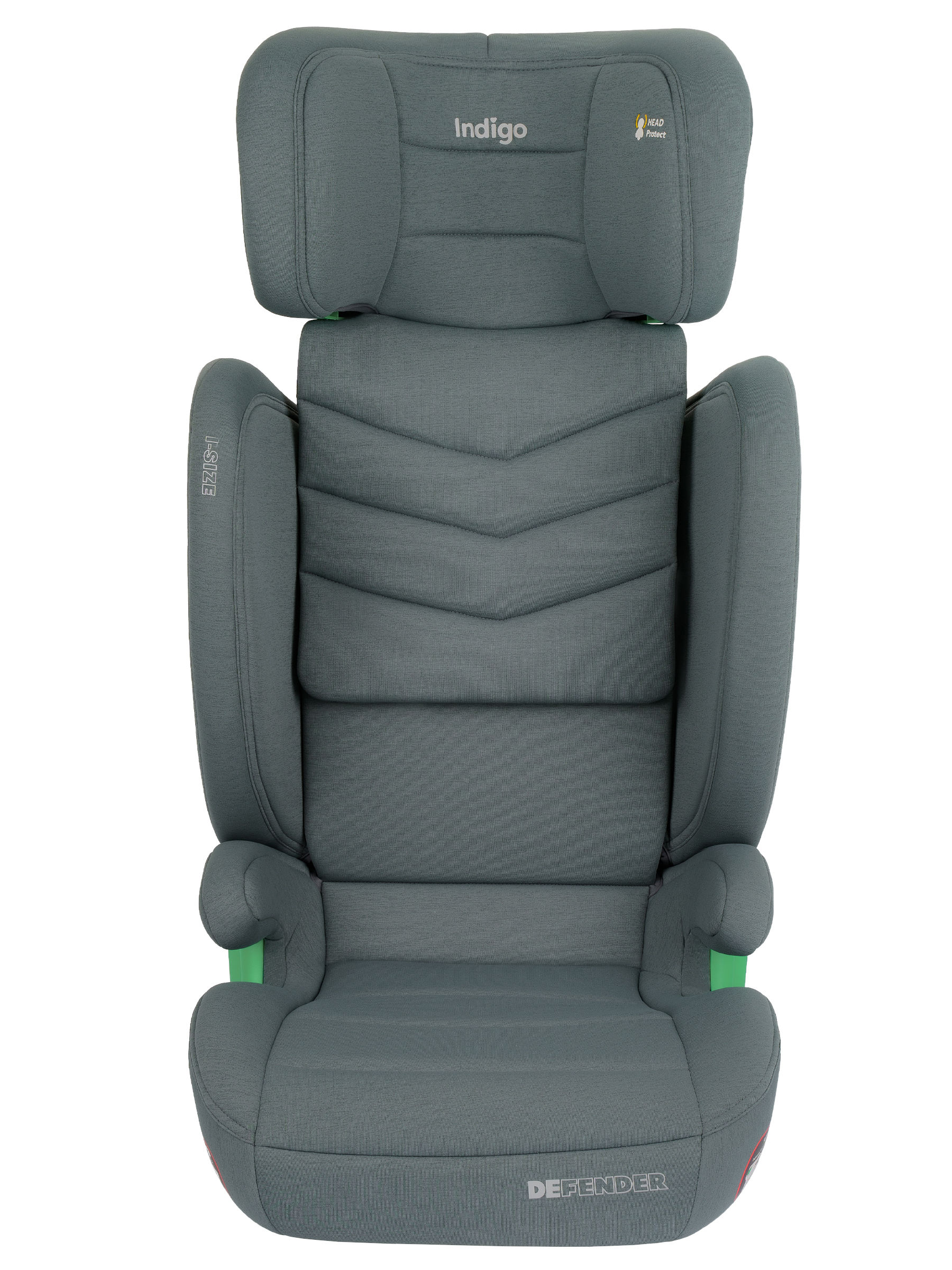 Автокресло Indigo DEFENDER, I-SIZE, зеленый Isofix 2/3 (15-36 кг) зеленый - фото 23