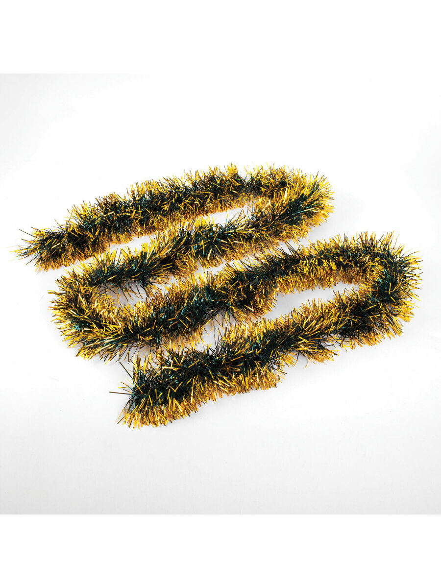 Мишура новогодняя Золотая сказка украшение декор для елки набор 3 шт 100мм х 2м - фото 7