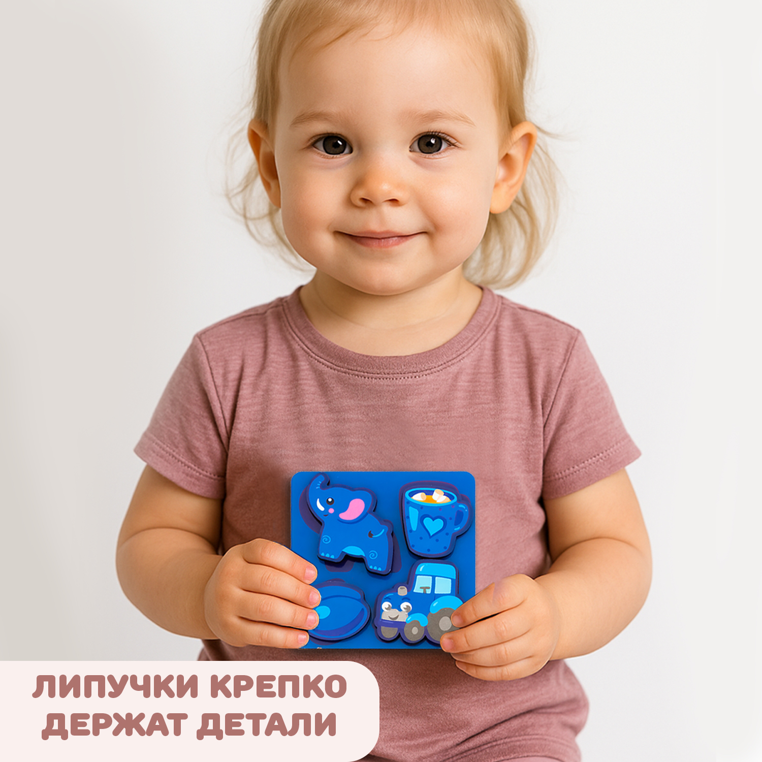 Пазл Бигр Учим цвета деревянный - фото 7