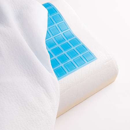 Подушка AMARO HOME Memory Foam Wave Gel