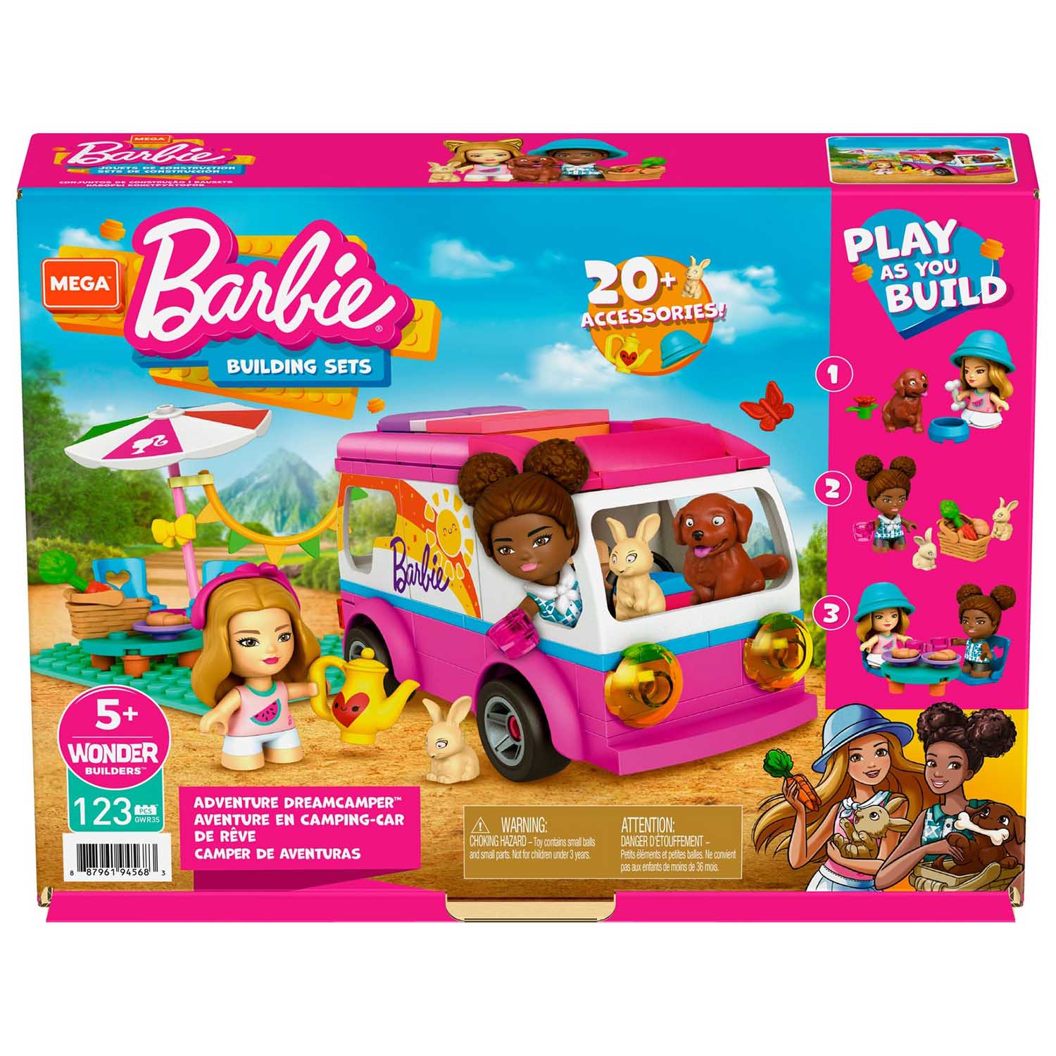 Конструктор Mega Construx Barbie Поход мечты 123 дет. - фото 2