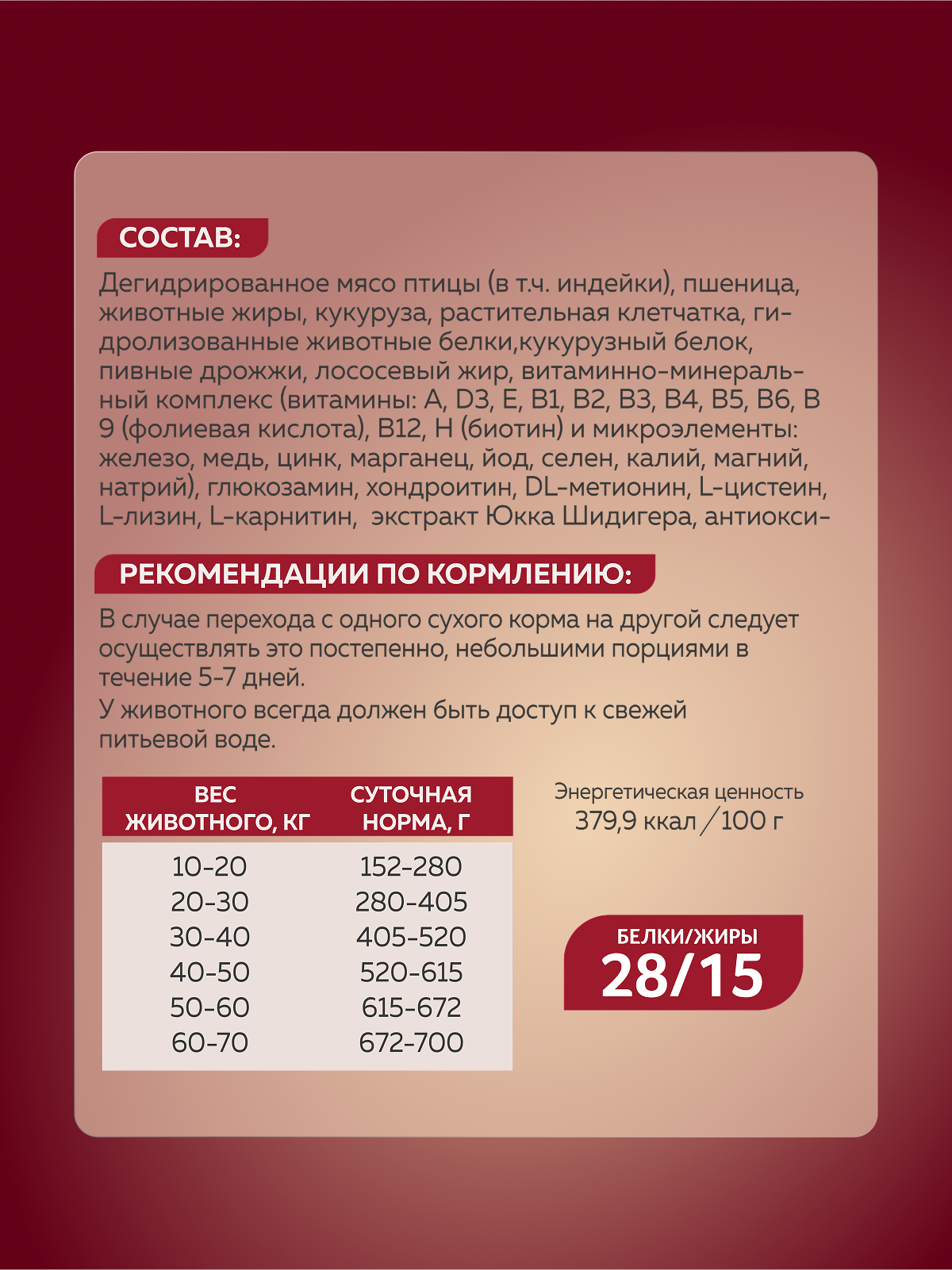 Корм сухой Зоогурман Zoogurman Active Life Индейка 20 кг - фото 4