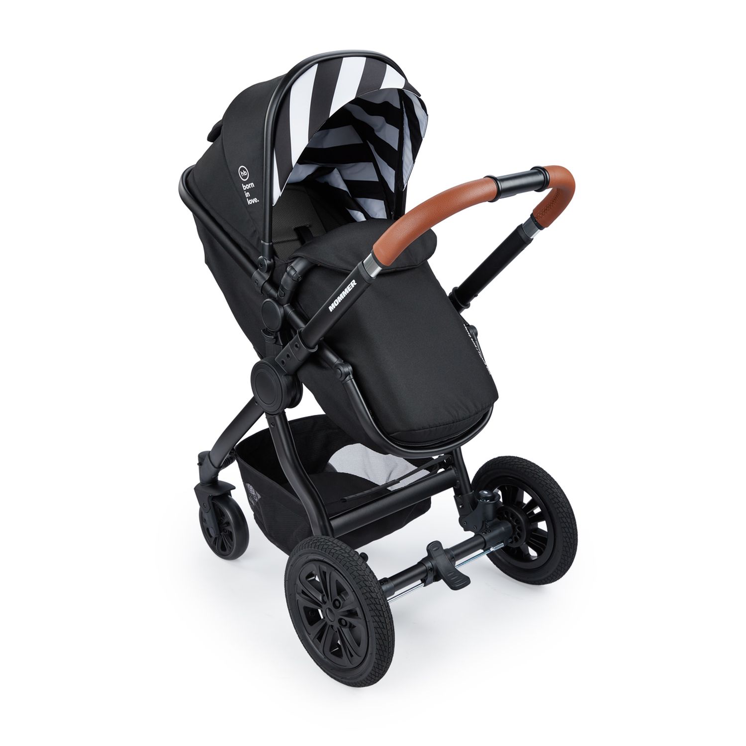 Коляска трансформер Happy Baby черный - фото 12
