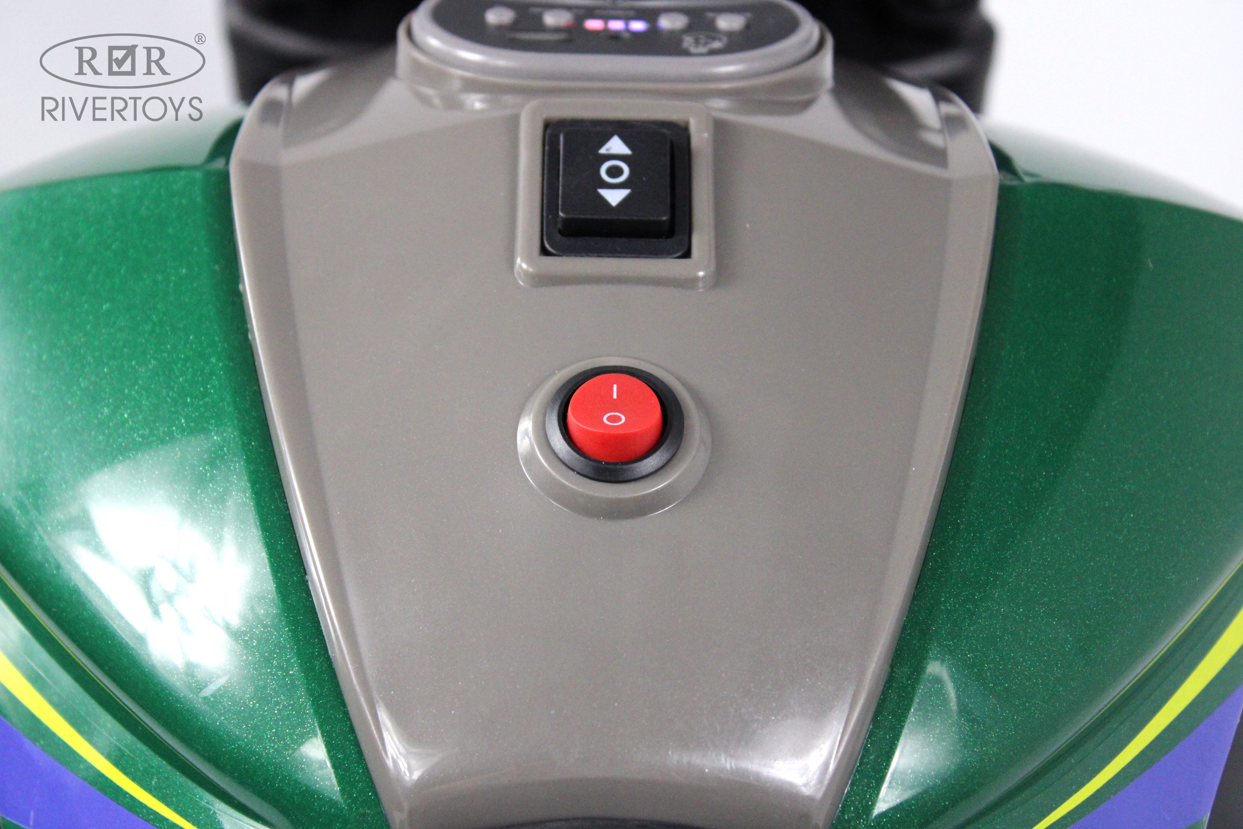 Электромобиль RIVERTOYS C111MC-GREEN - фото 9