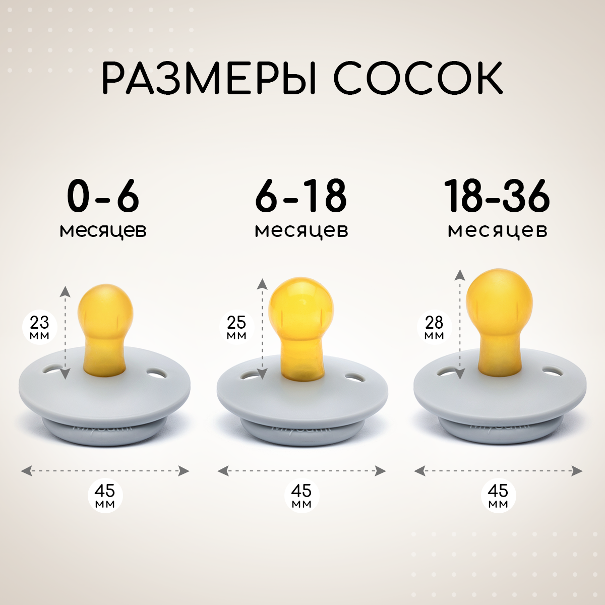 Пустышка Miyoumi латекс анатомическая от 18 мес. - фото 7