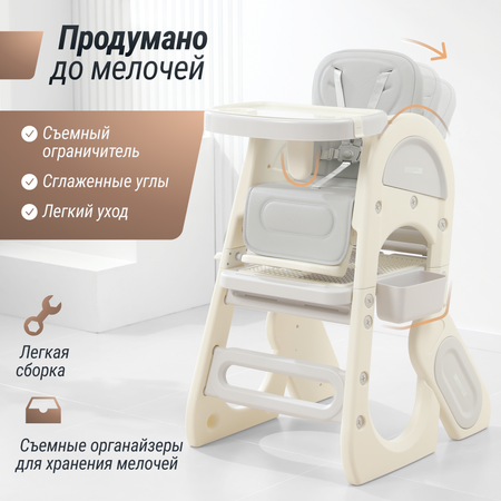 Стульчик для кормления UNIX Kids Cloud трансформер