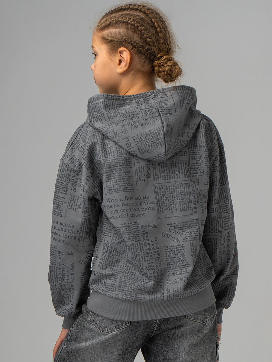 Худи BONITO KIDS SS6073графитовый - фото 5