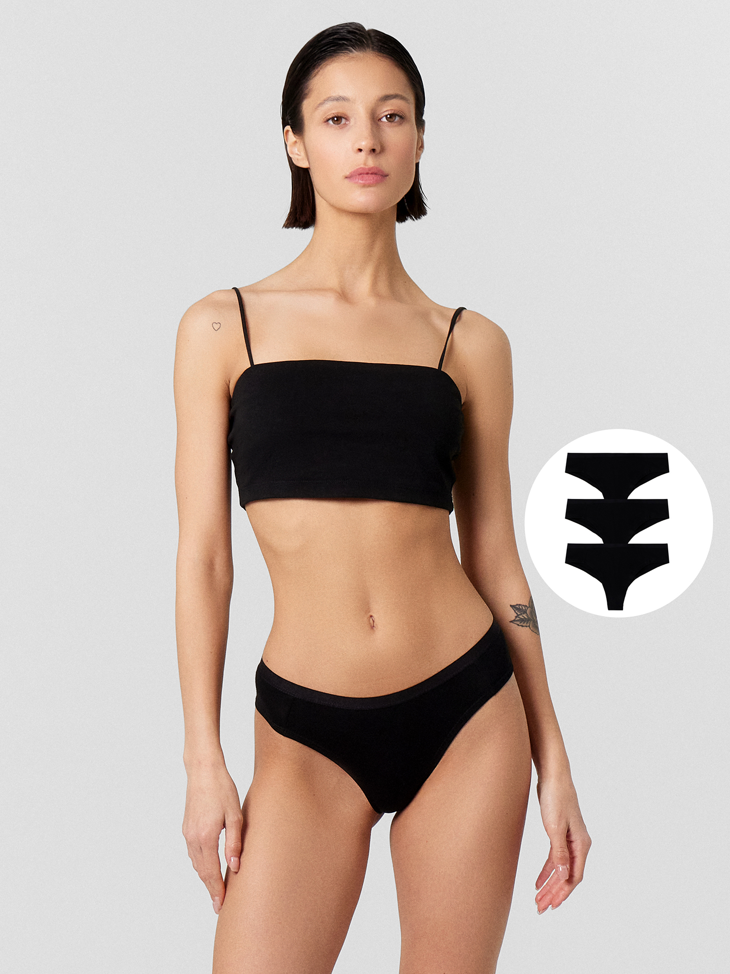 Трусы 3 шт Mark Formelle (Марк Формэль) 412247H-3/черный - фото 1