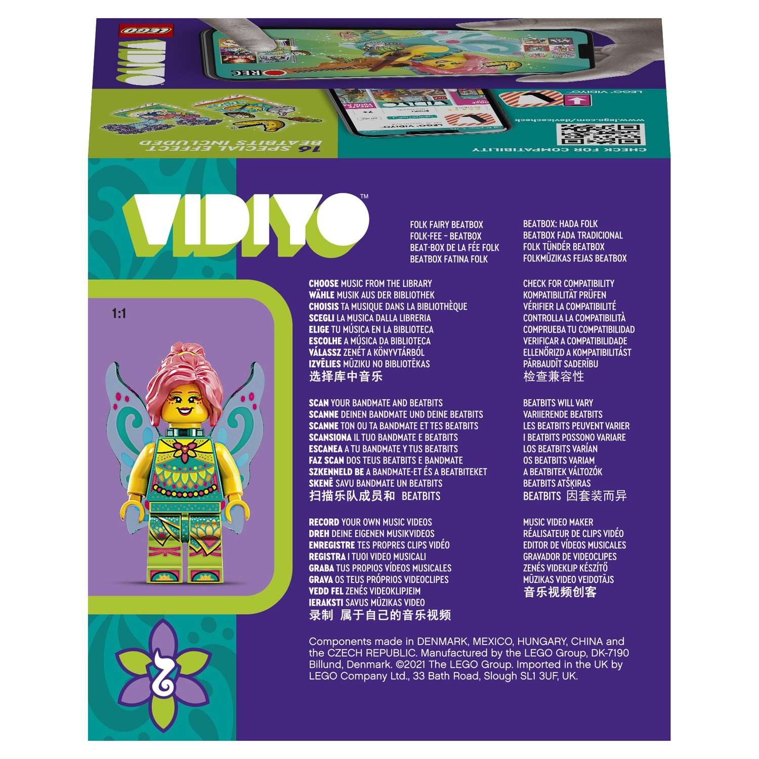 Конструктор LEGO VIDIYO Folk Fairy BeatBox блочный - фото 3
