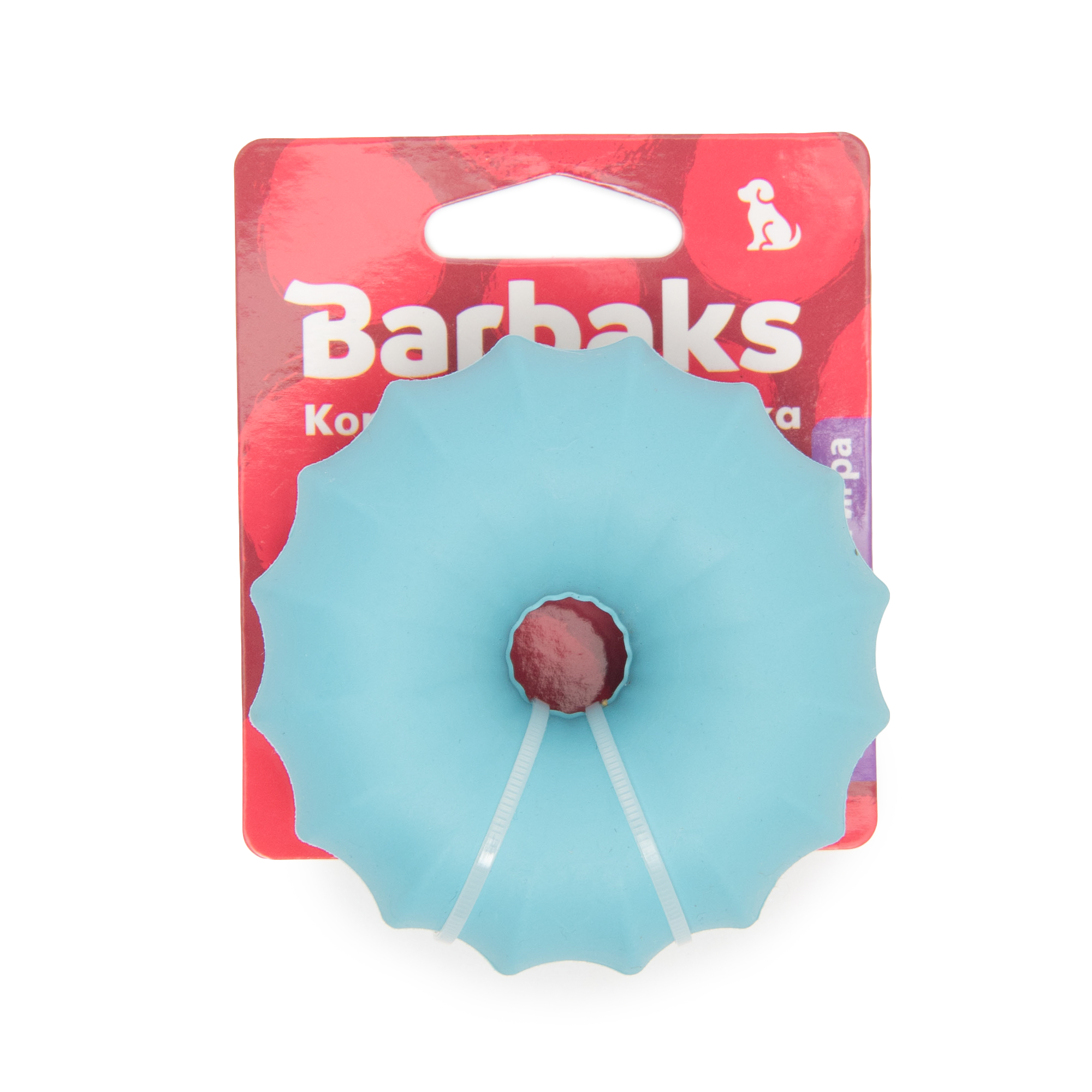 Игрушка для собак Barbaks Кормушка-зубочистка из резины с содой 7*3.2 см - фото 6