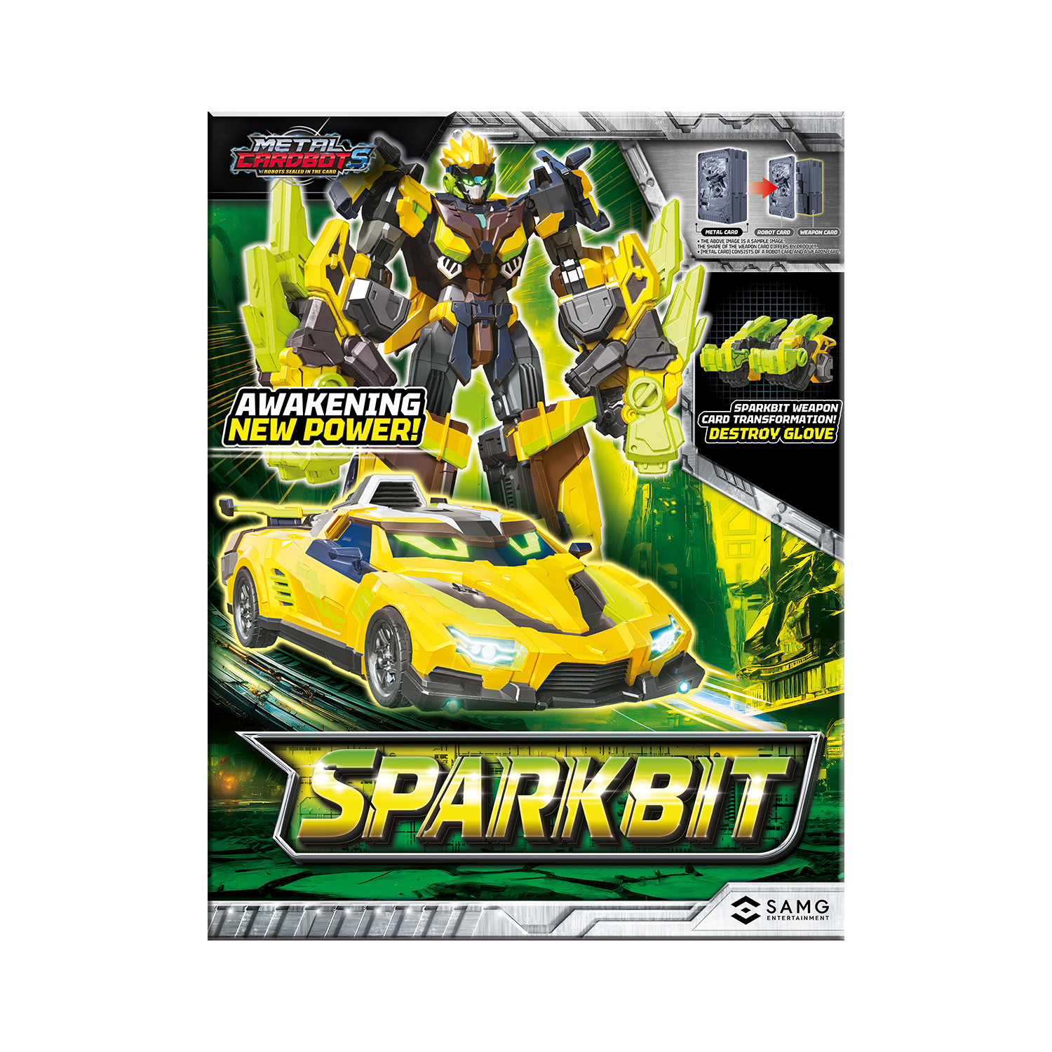 Фигурка METAL-CARDBOT Спаркбит - фото 13