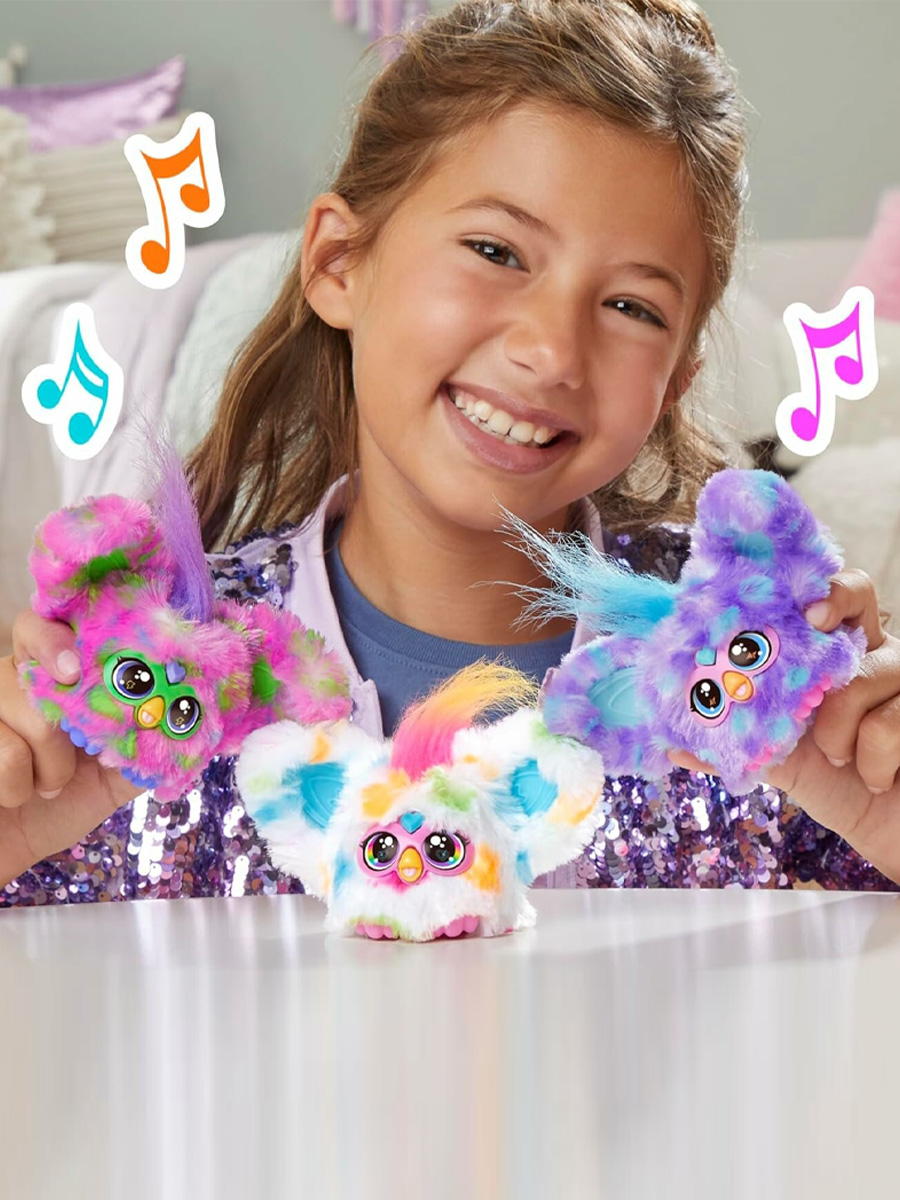 Мягкая игрушка Furby Ферби F1613 брелок Loo-Lay - фото 11