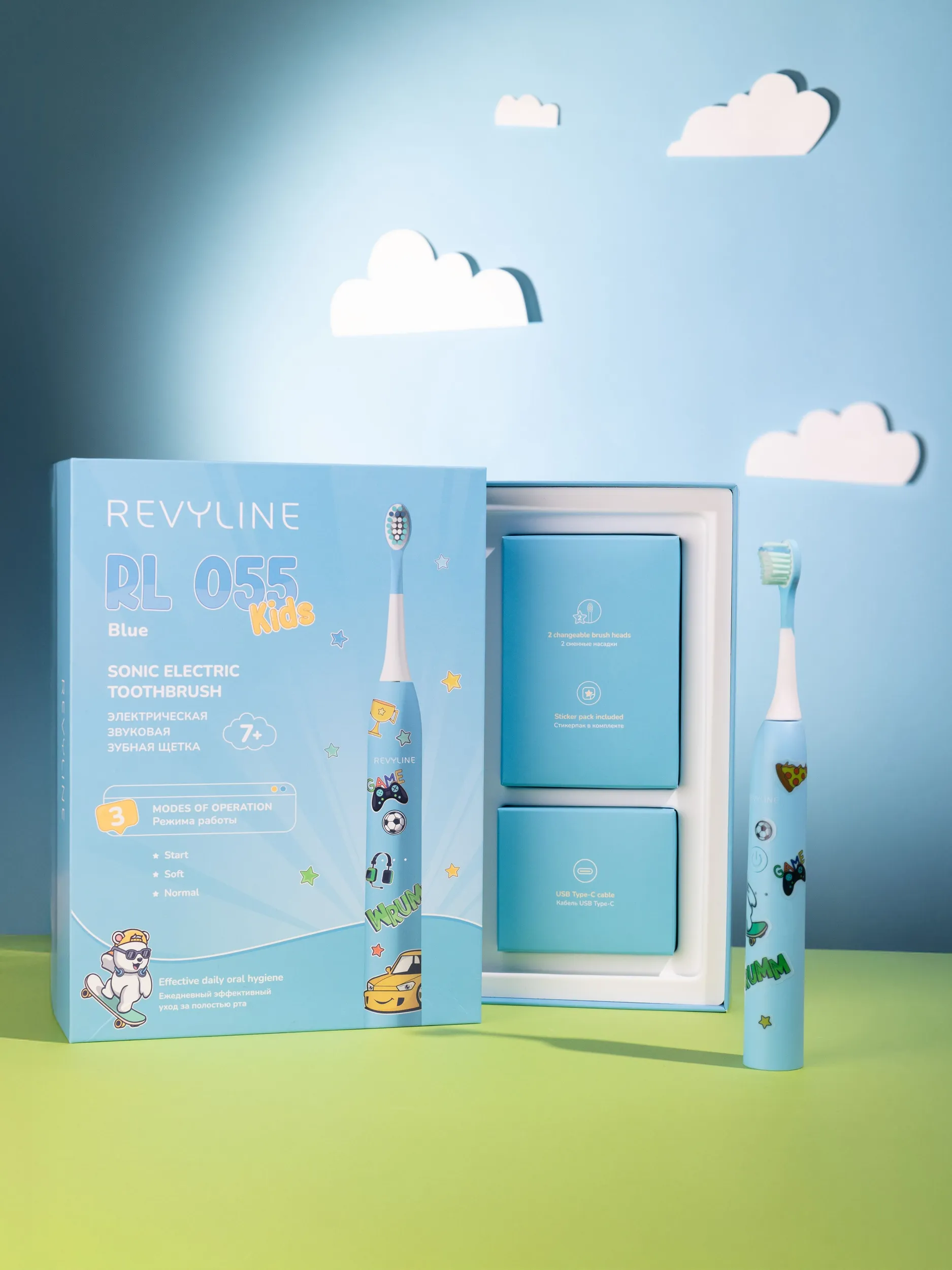 Зубная щетка электрическая Revyline от 7 лет - фото 11