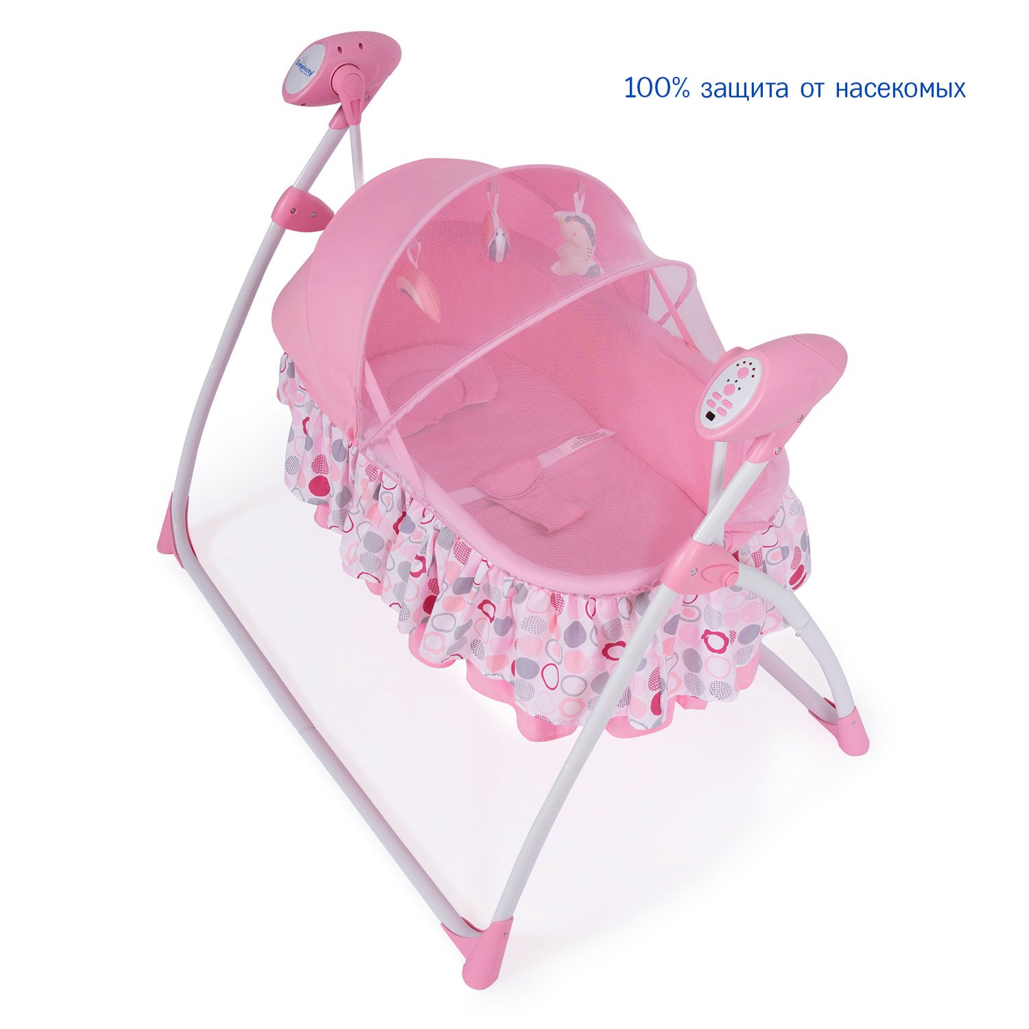 Колыбель SIMPLICITY 3020 Auto розовый - фото 6
