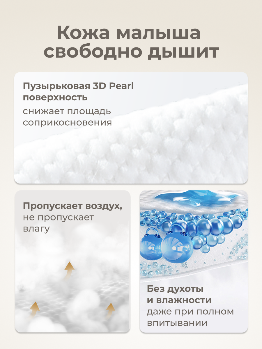 Подгузники Enternal Summer ультратонкие S (4-8) 58 шт. - фото 5