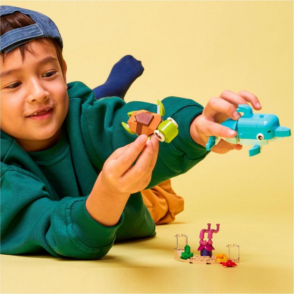 Конструктор LEGO Creator Дельфин и черепаха 137 дет. - фото 8