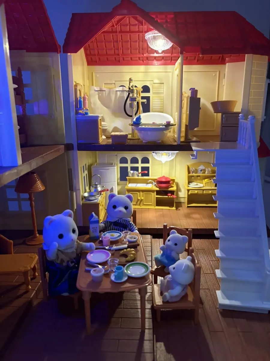Домик для кукол CyberToy с мебелью 012-1 - фото 10