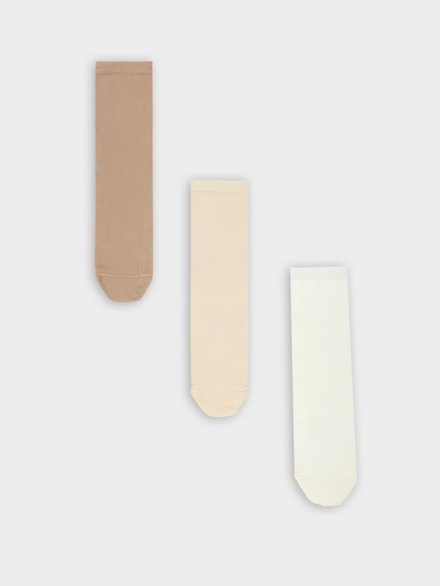 Носки 3 пары Mark Formelle (Марк Формэль) 430A-1407/молочный /нюдовый /капучино/ - фото 3