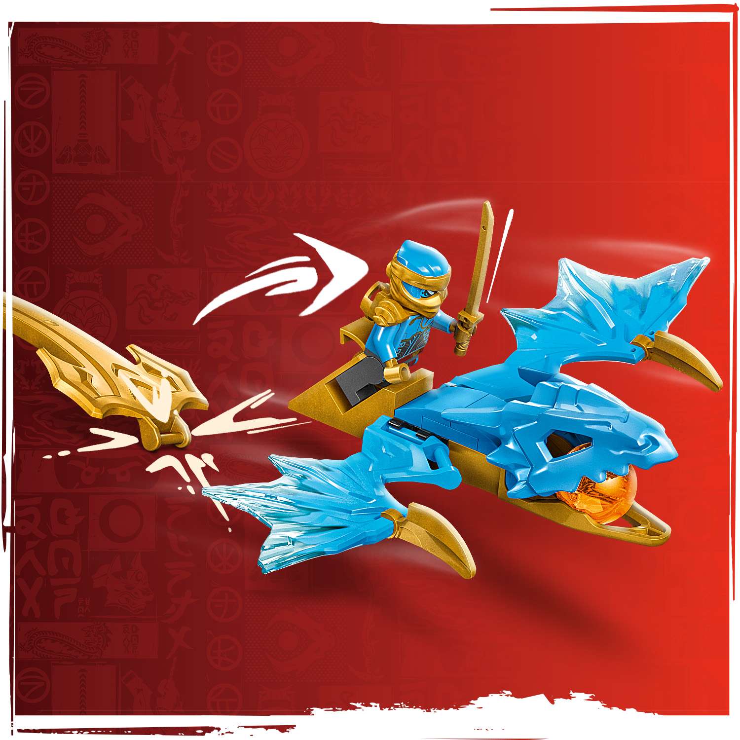 Конструктор LEGO NINJAGO Удар восходящего дракона Ная 26 дет. - фото 6