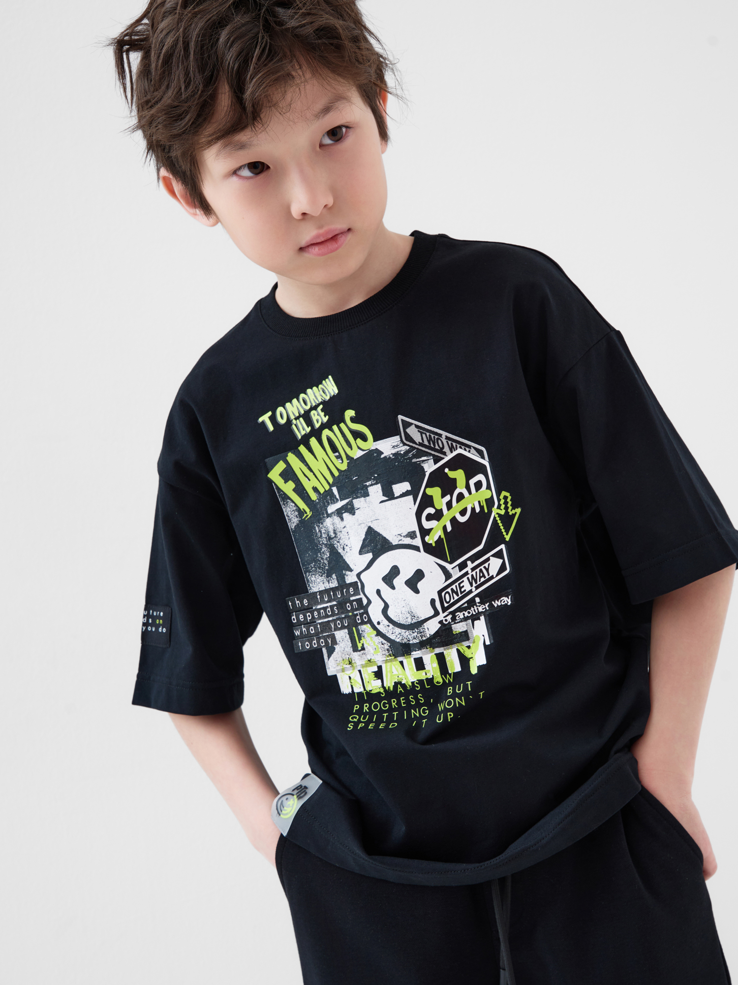 Изображение товара Футболка PlayToday 134 Оверсайз для мальчика