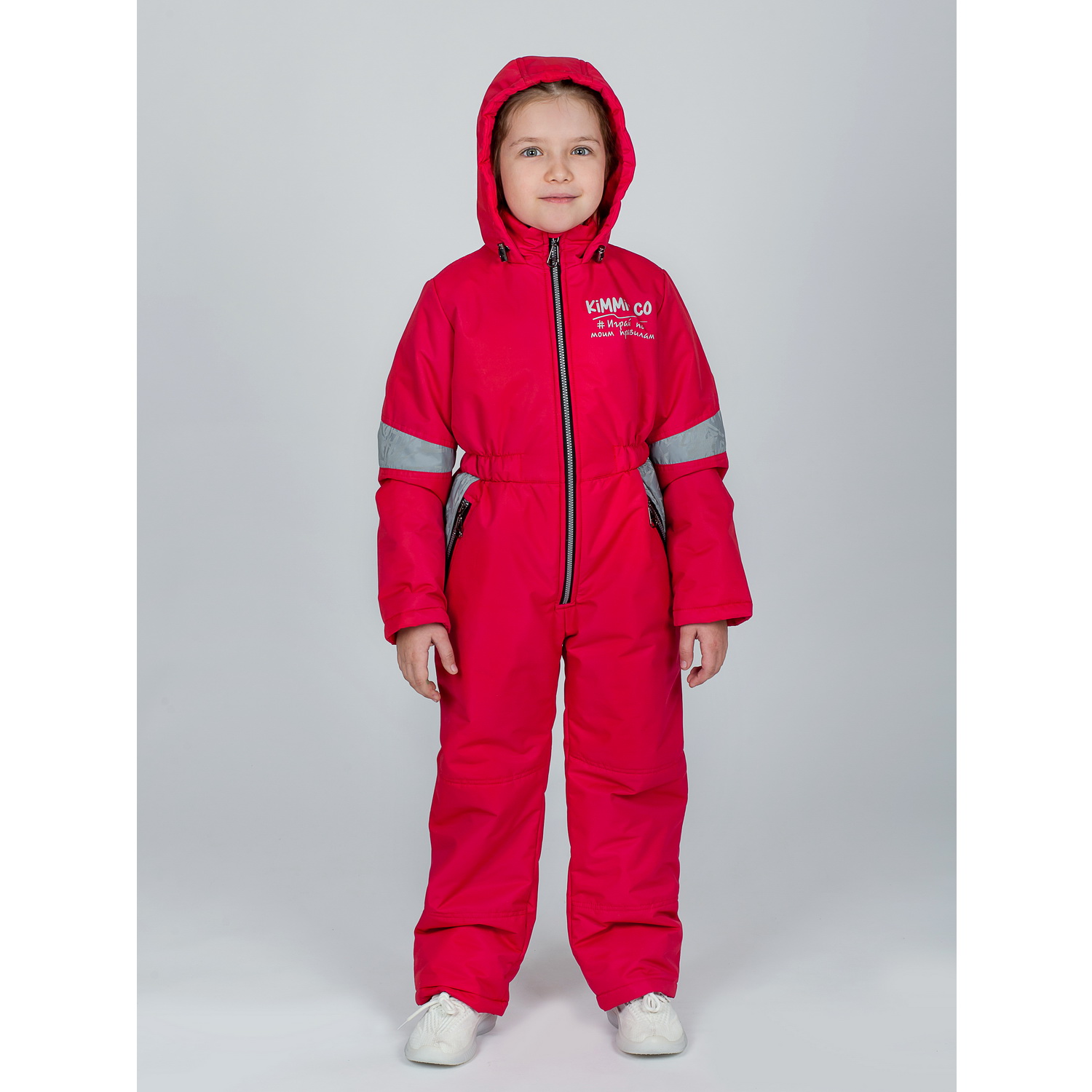 Комбинезон KiMMi co К-150830-041 красный - фото 8