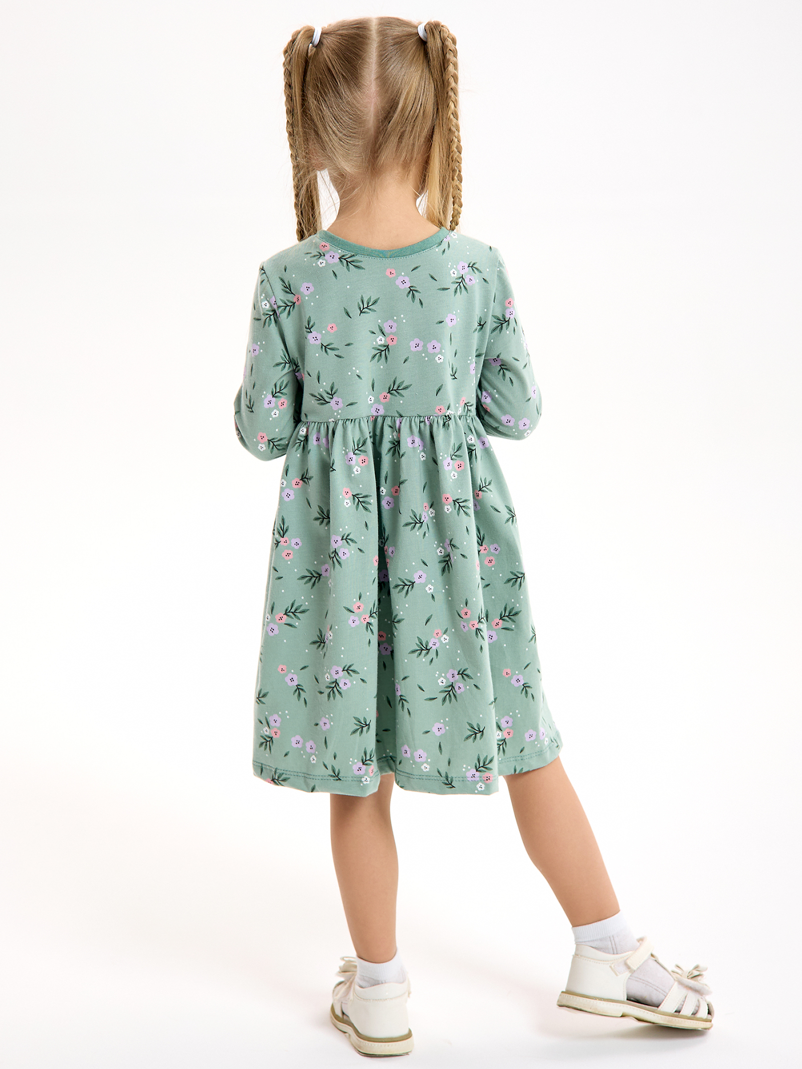 Платье LEVAKIDS платье для девочки_сказочные цветы - фото 5
