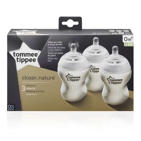 Бутылочка Tommee tippee 260 мл 3 шт.