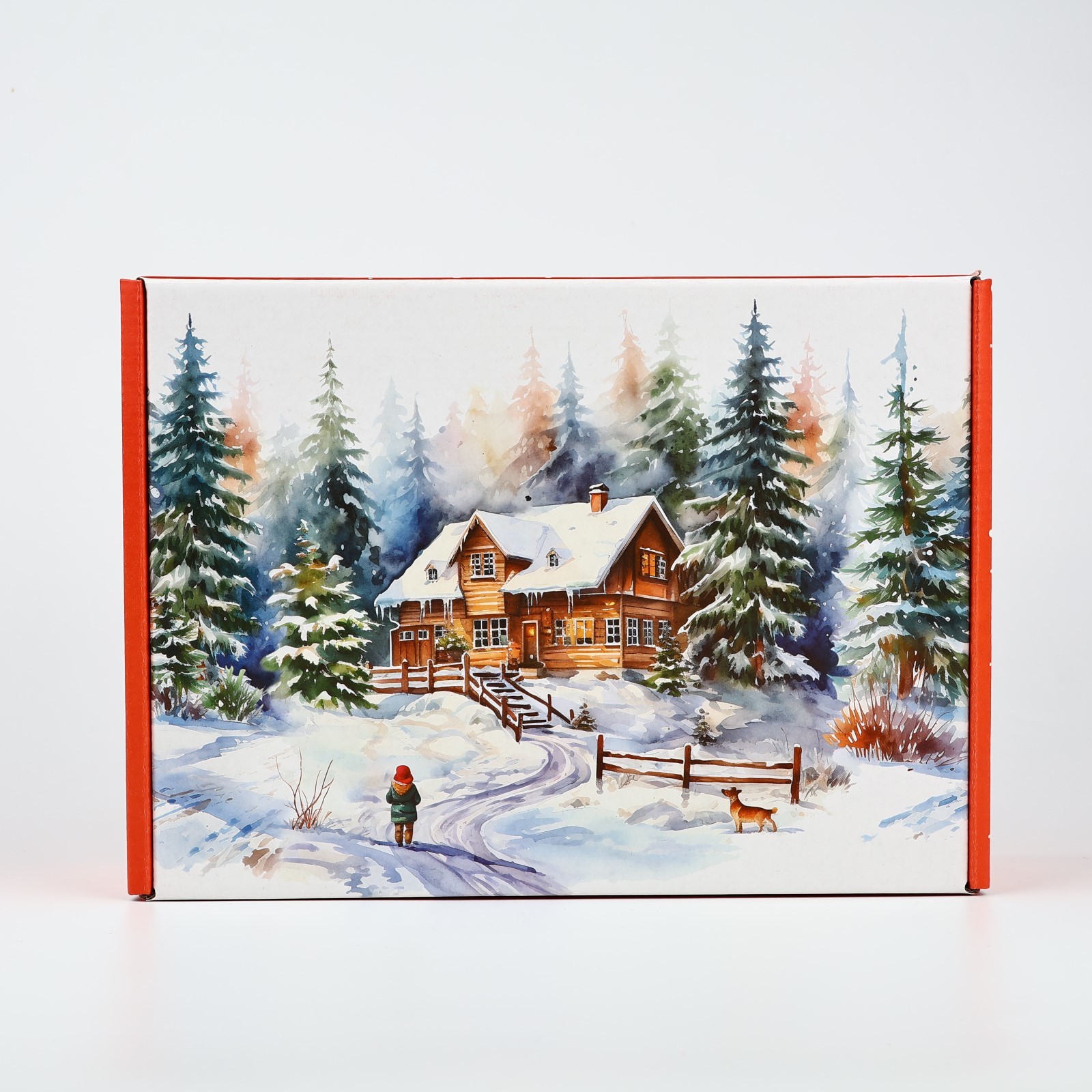 Коробка складная Дарите Счастье "Зимний лес", 30,7 х 22 х 9,5 см - фото 4