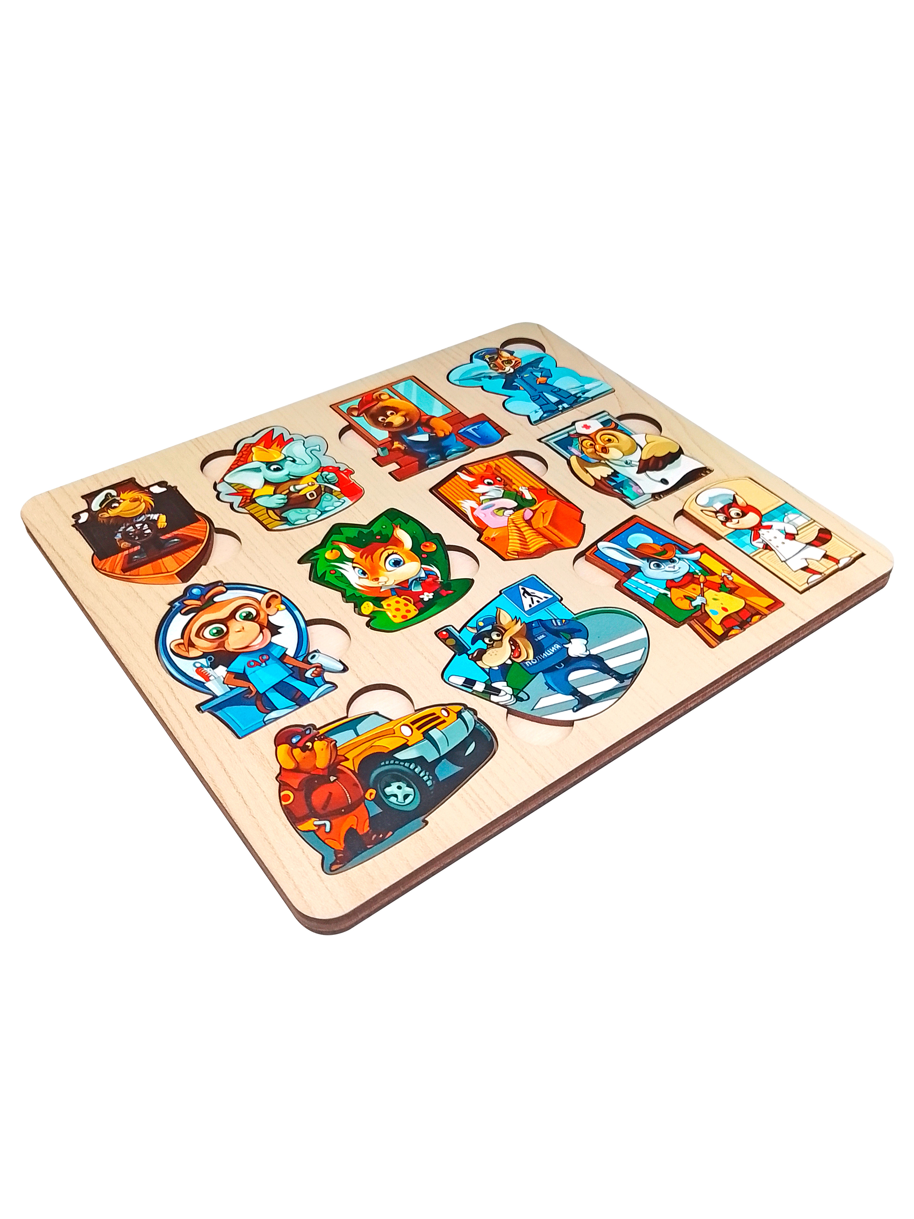 Игрушка Нескучные игры пазл Кто есть кто Профессии - фото 2