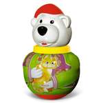 Игрушка STELLAR неваляшка Белый медведь Борис