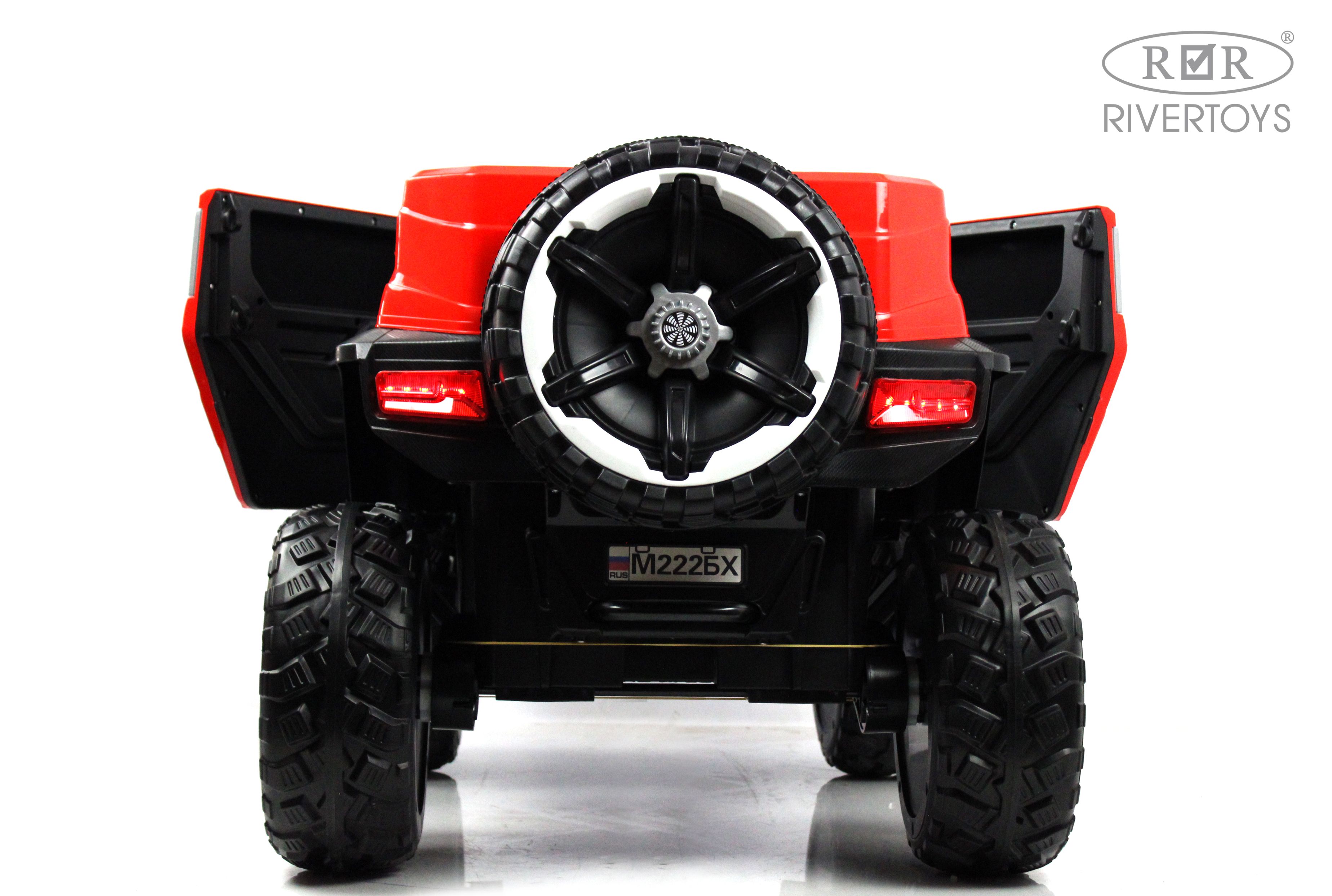 Электромобиль RIVERTOYS М222БХ-RED С пультом ДУ - фото 5