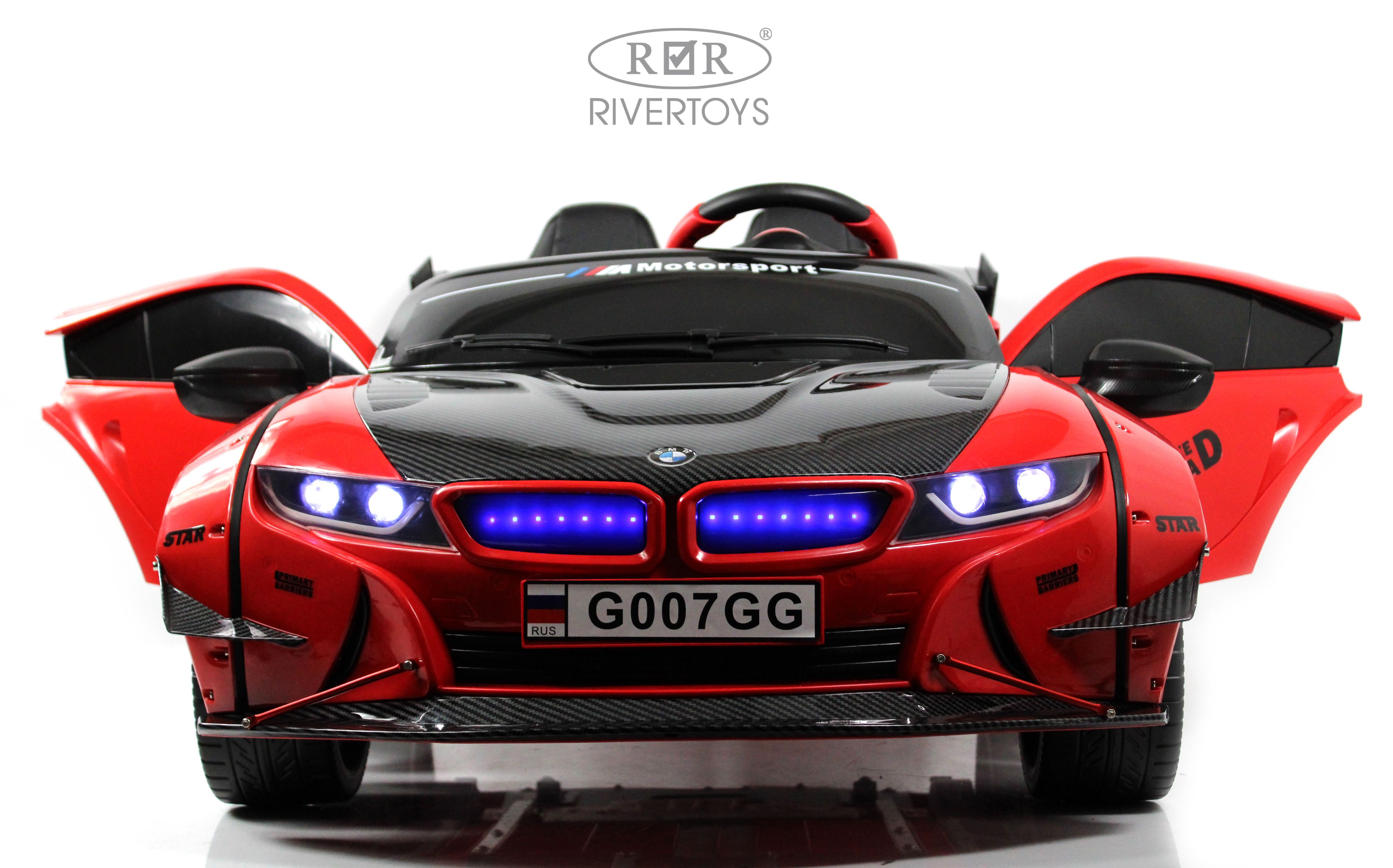 Электромобиль RIVERTOYS BMW G007GG-RED С пультом ДУ - фото 8