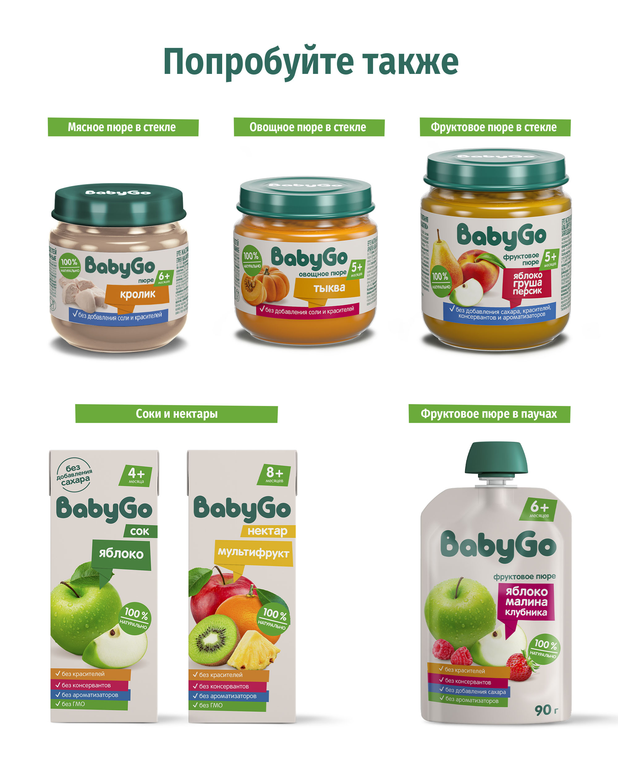 Пюре BabyGo говядина с 6 мес 80 г - фото 5