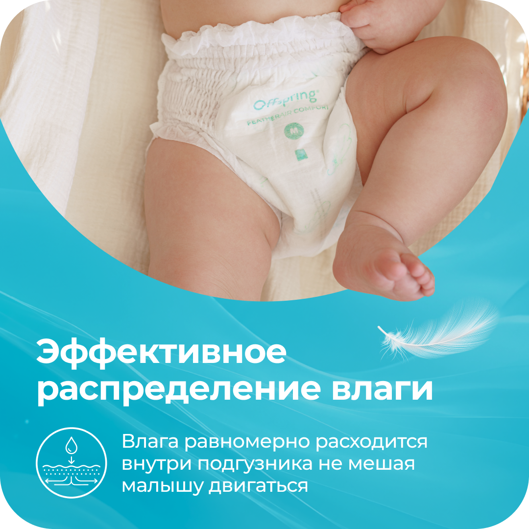 Трусики Offspring ультратонкие XL (12-20 кг) 32 шт. - фото 4