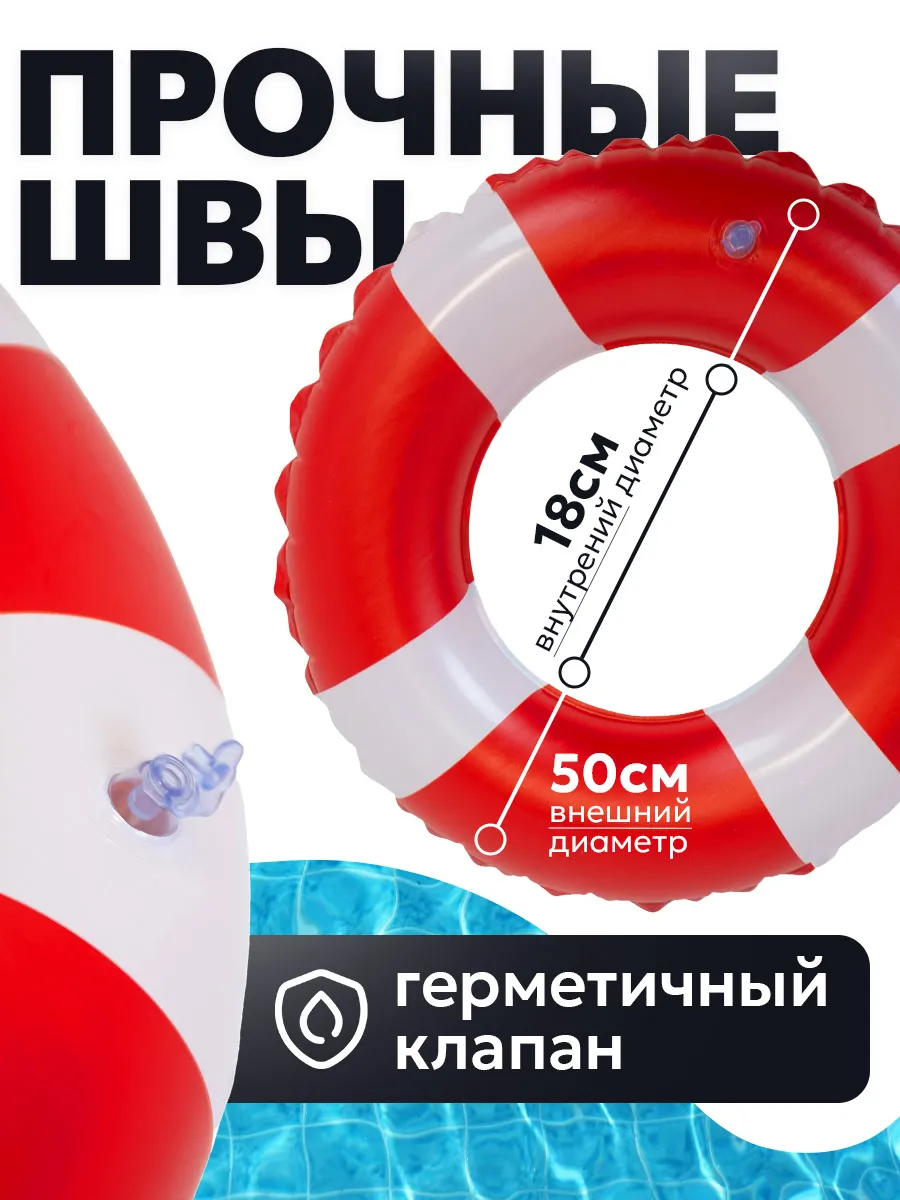 Круг надувной Рыжий кот Рыжие котики 50см - фото 2