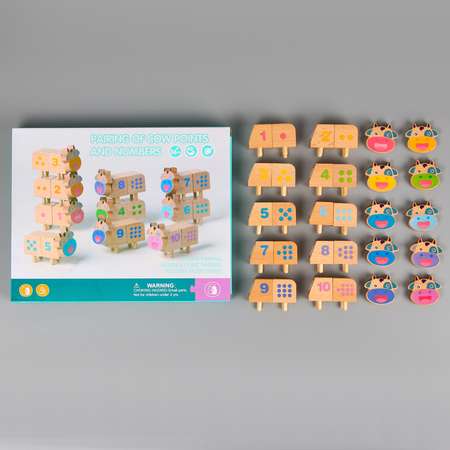 Настольная игра Sima-Land Коровки Учимся считать