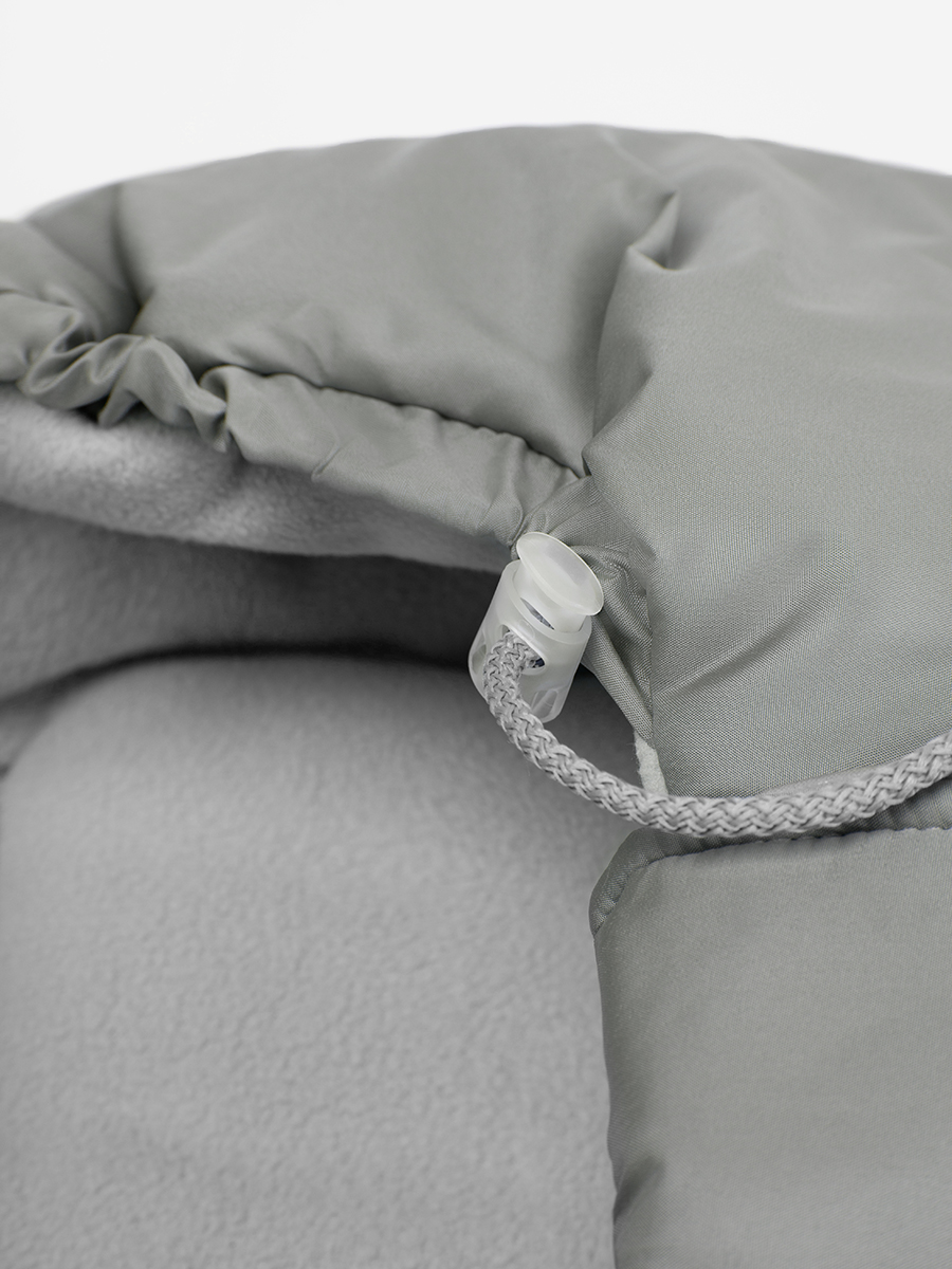 Конверт в коляску Amarobaby Frost Трансформер серебряный - фото 16