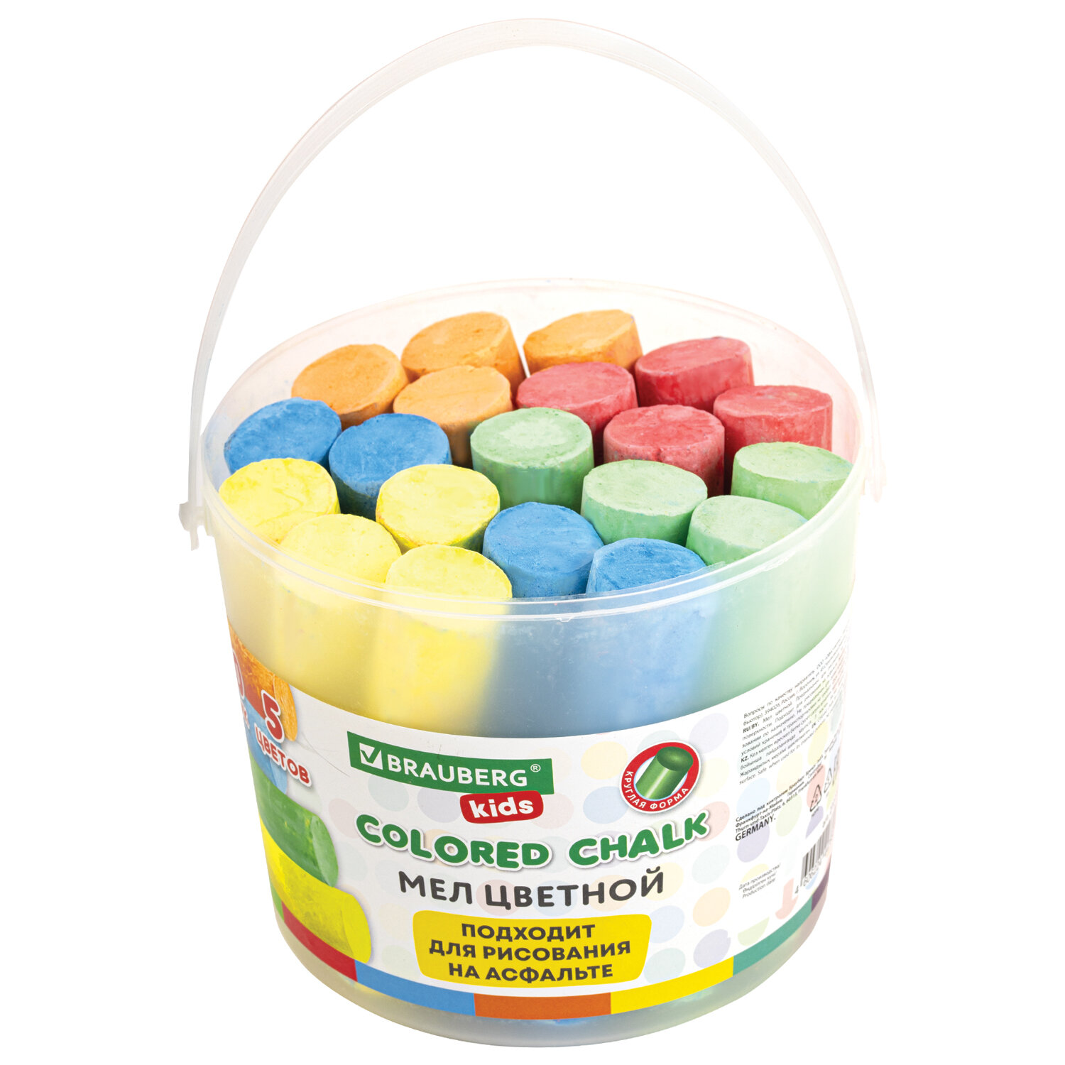 Мел сухой Brauberg 20 шт. - фото 5