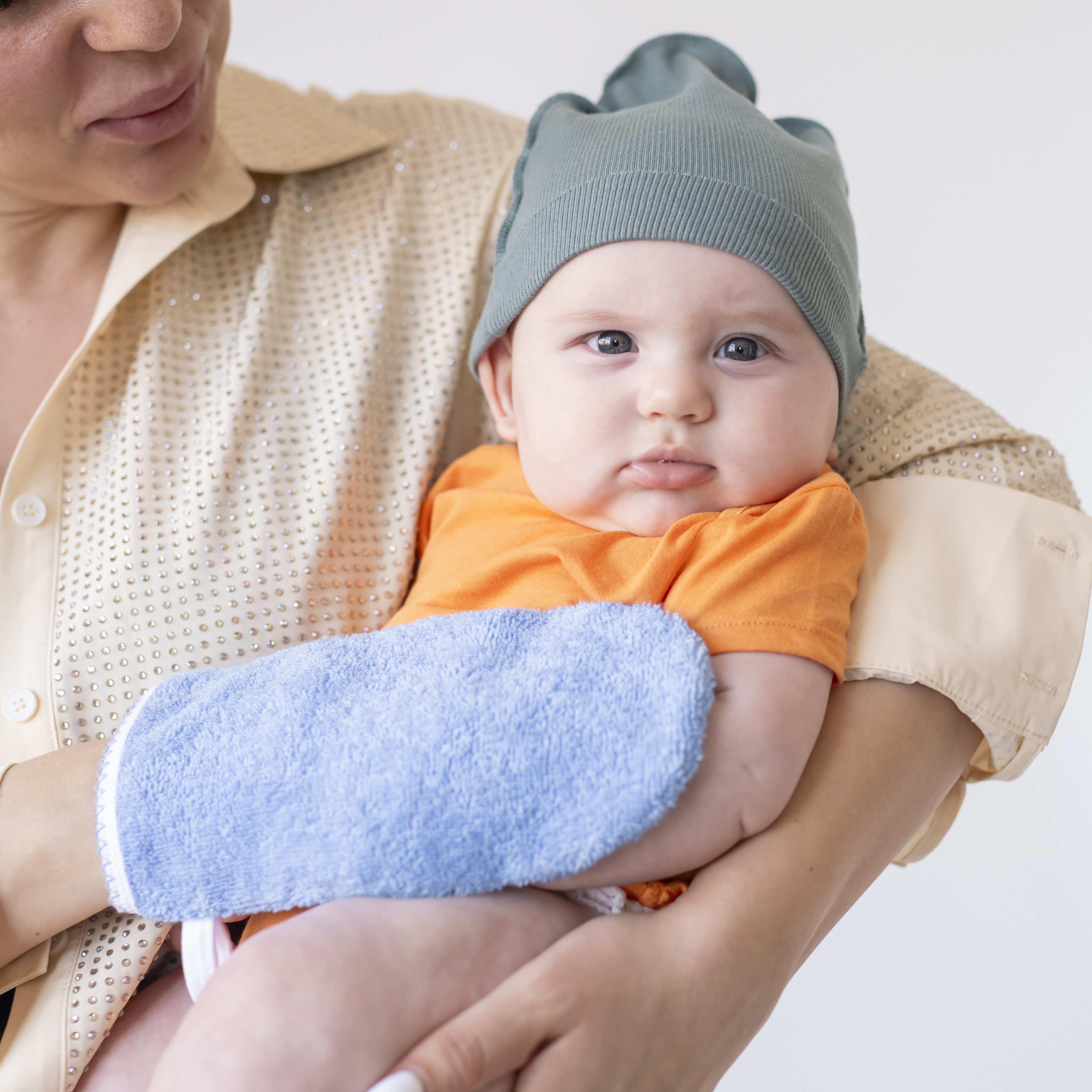 Рукавичка, мочалка Uviton махровая в ассортименте - фото 2