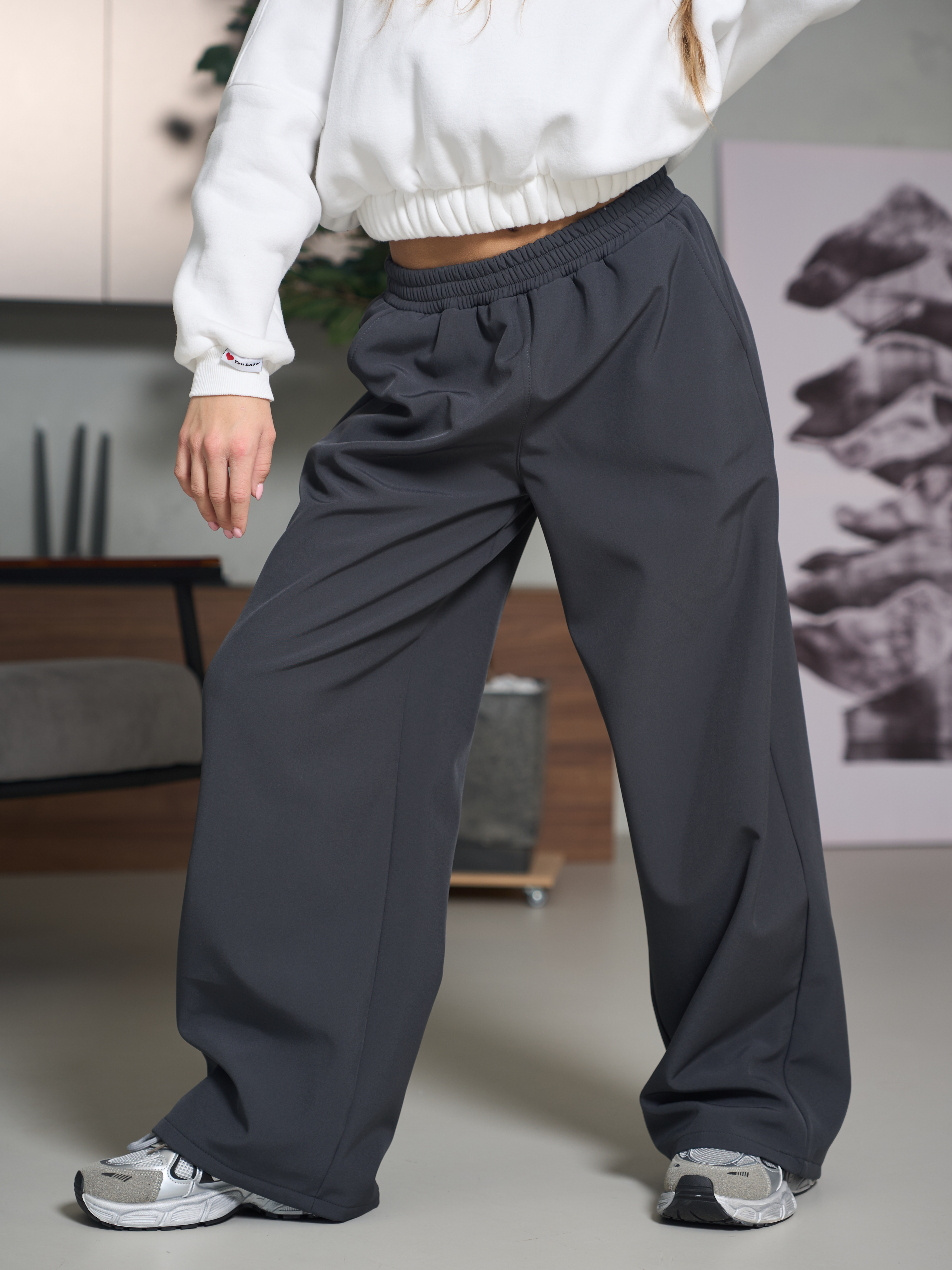 Брюки-палаццо СИНЯЯ МОДА WF1011-H39 - фото 17