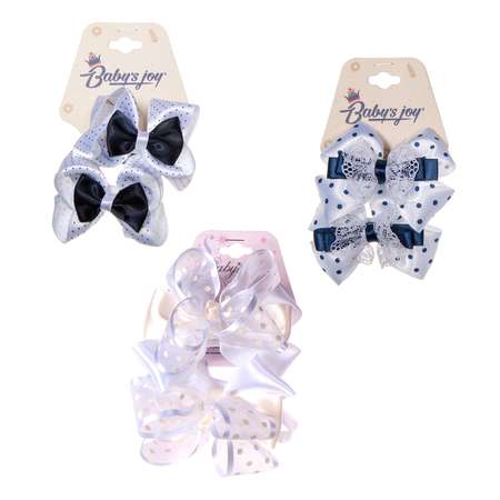 Бант Babys JOY 2шт в ассортименте MN 133/2