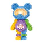 Конструктор Медведь звездный синий 955 дет.